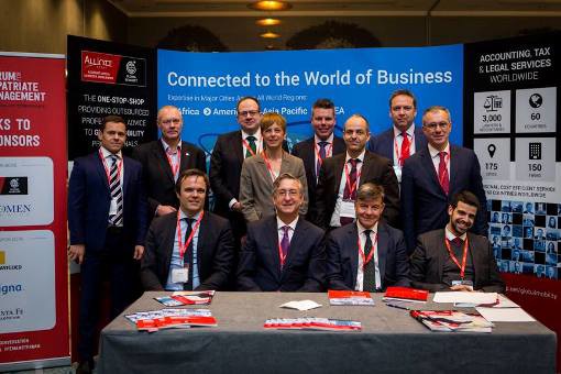 Members of the Global Mobility Services Team at the European FEM conference in Amsterdam