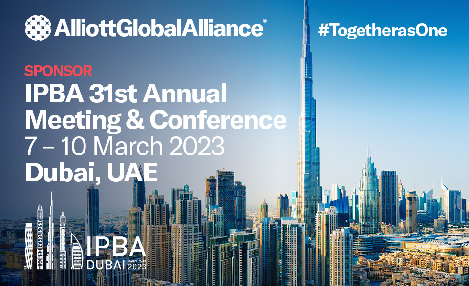 Through this sponsorship we continue to raise the profile of AGA to the international legal community.